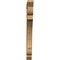 Ekena Millwork Olympic Slat Rough Sawn Bracket, Western Red Cedar, 4"W x 36"D x 44"H BKT04X36X44OLY06RWR - alternate 2